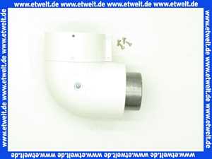 2600132 Wolf Ersatzteil Abgasrohrbogen DN63/96 90Gr für Brennwert,