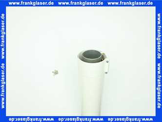 2600405 Wolf Ersatzteil Luft-/Abgasrohr DN63/96 L:962mm weiß,