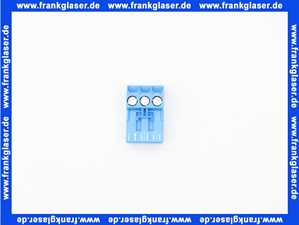 Wolf STECKER 3-POL. RAST 5 in LICHTBLAU L/PE/