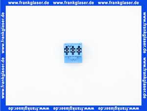 Wolf STECKER 3-POL. RAST 5 in LICHTBLAU L/PE/