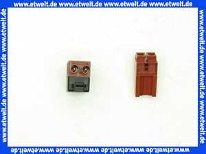 2794015 Wolf Stecker/Buchsen-Teil 2-polig braun