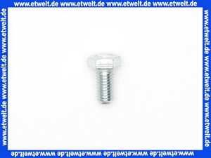 3410006 Wolf Sechskantschraube M8x16-8.8 DIN933 (1 Stück)