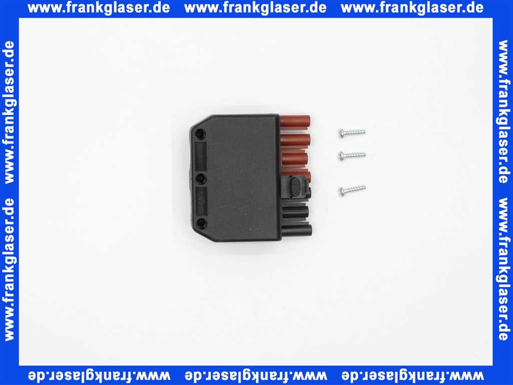 Stecker 7-polig schwarz/braun, 250/400V, 16A System Wieland Ihr 