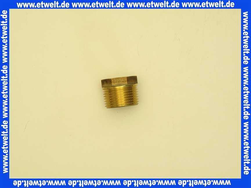Rotguss Reduzierstück 3/4 Innengewinde auf 1 Aussengewinde