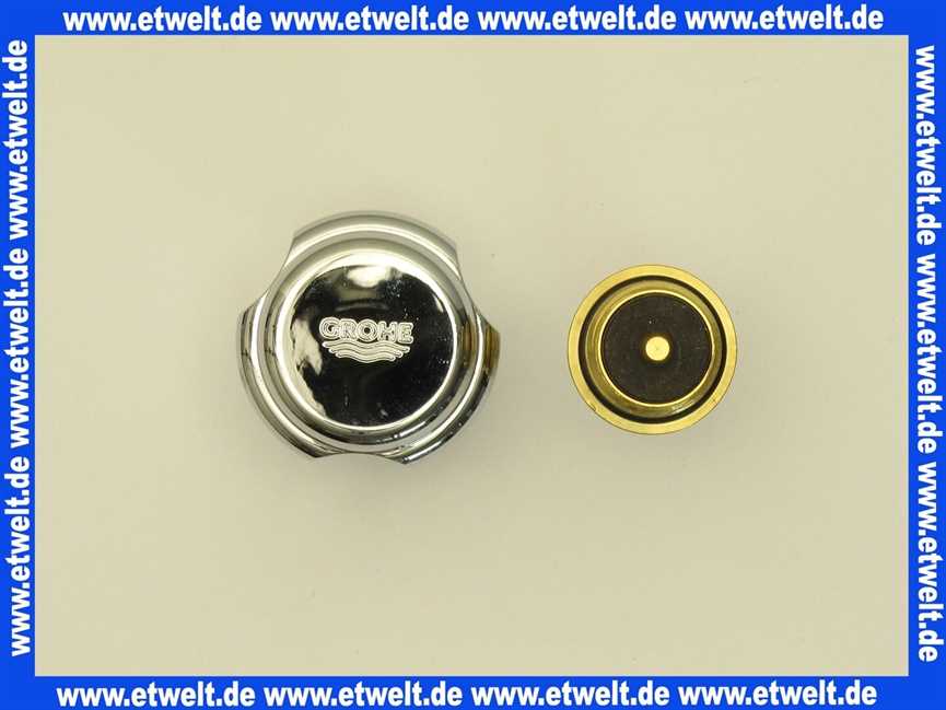 41816 WAS Fettkammeroberteil Hahnoberteil mit Design-Griff und Rückflussverhinderer 3/8'' für WAS-Ventil