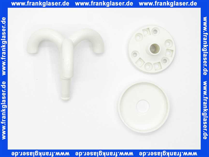 Dreifachhaken Kleiderhaken Hewi 477.90.050 Haken drehbar reinweiss