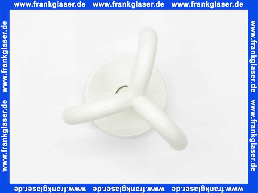 Dreifachhaken Kleiderhaken Hewi 477.90.050 Haken drehbar reinweiss
