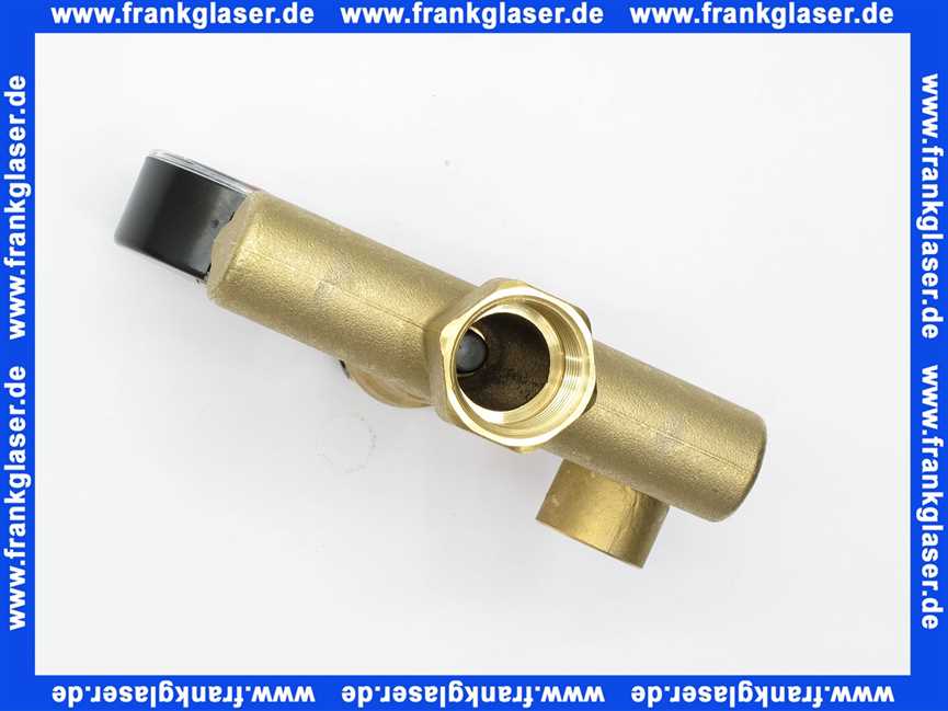 Kesselsicherheitsgruppe bis 50kW DN25 1 Zoll Messing komplett mit Isolierung Sicherheritsventil 3bar