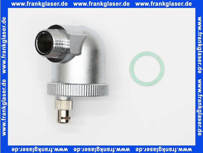 Automatischer Schnellentlüfter Aercal Typ 504 Winkelentlüfter rechtsgewinde größe 1/2 Zoll Ausführung C