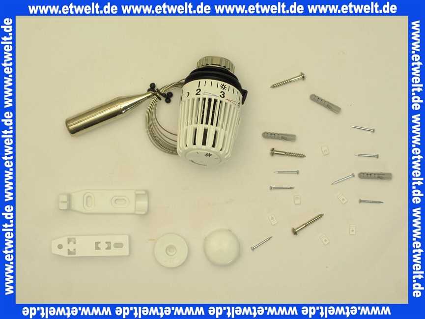 Heimeier Thermostat-Kopf K mit Fernfühler 2m