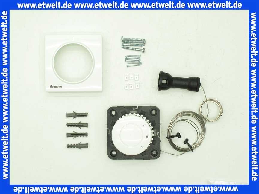 Heimeier Thermostat-Kopf F Ferneinsteller 2m