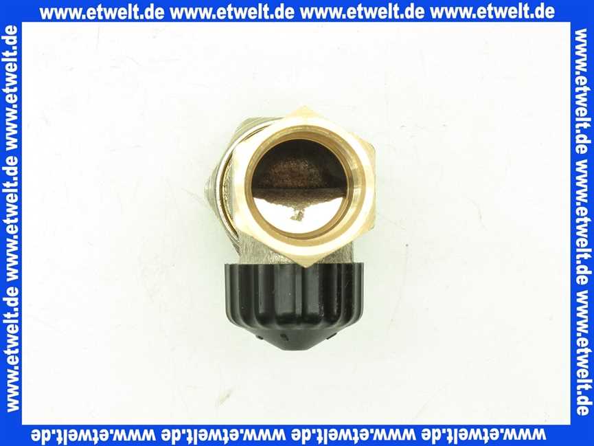 Heimeier Thermostatventil Rotguß vernickelt R 3/4 Zoll Durchgang