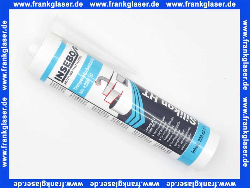 Silikon Rot hochtemperaturbeständig bis 285 °C rot 310 ml Kartusche