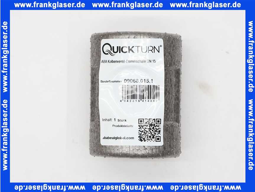 090680151 ABA BEUL Dämmschale easy-Quickturn DN 15 für Quickturn Kolbenventile und UP-Ventile