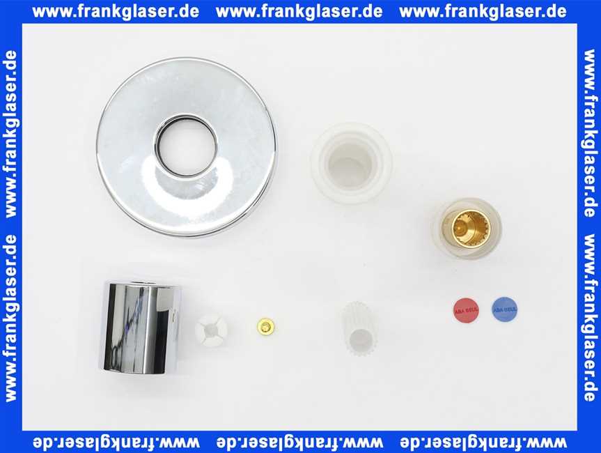 ABA BEUL Design-Fertigmontageset 35-120mm für UP- Ventile Kalt- und Warmwasser 09076.000.0