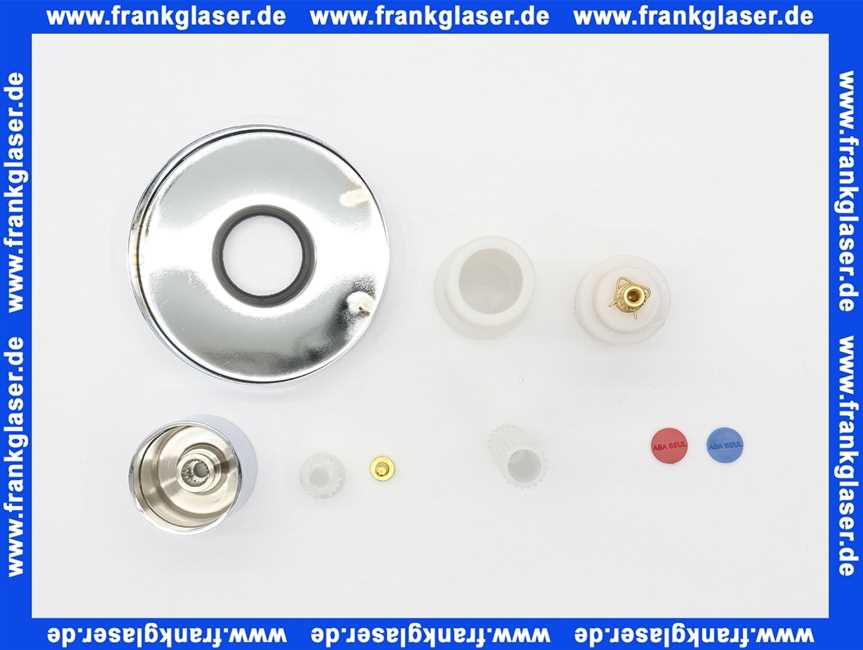 ABA BEUL Design-Fertigmontageset 35-120mm für UP- Ventile Kalt- und Warmwasser 09076.000.0
