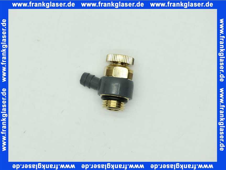 ABA Beul Entleerungsventil 1/4 Cuphin mit Rad DN8 51098.202.2