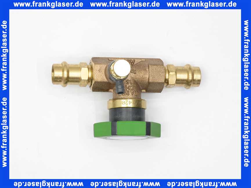 ABA Beul System-Kolbenventil Sanpress,RG,DN12 15 mm, m. Entl. 71483.015.2