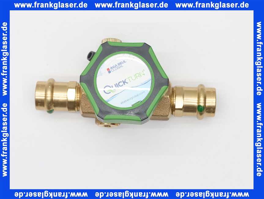 ABA BEUL System-Kolbenventil Sanpress,RG,DN15 18 mm, m. Entl. 71483.018.2