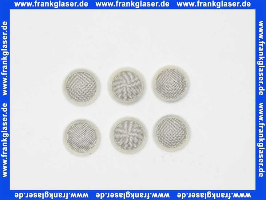 ABA Beul Schmutzfangsieb 3/4'' 6er-Pack 72002.000.2