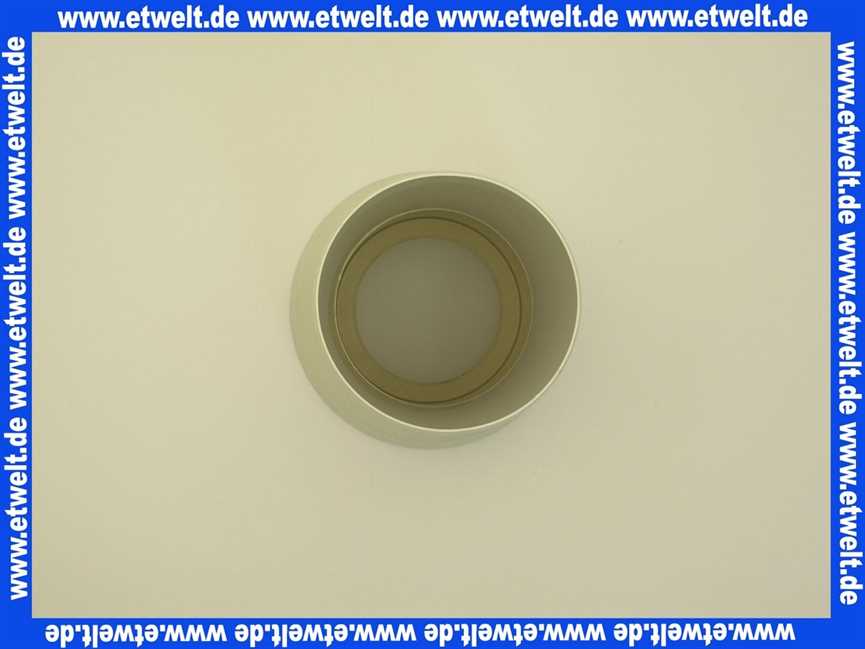 750701 Abu WC - Anschlussstutzen gerade DN 90 in Weiss Länge 250 mm
