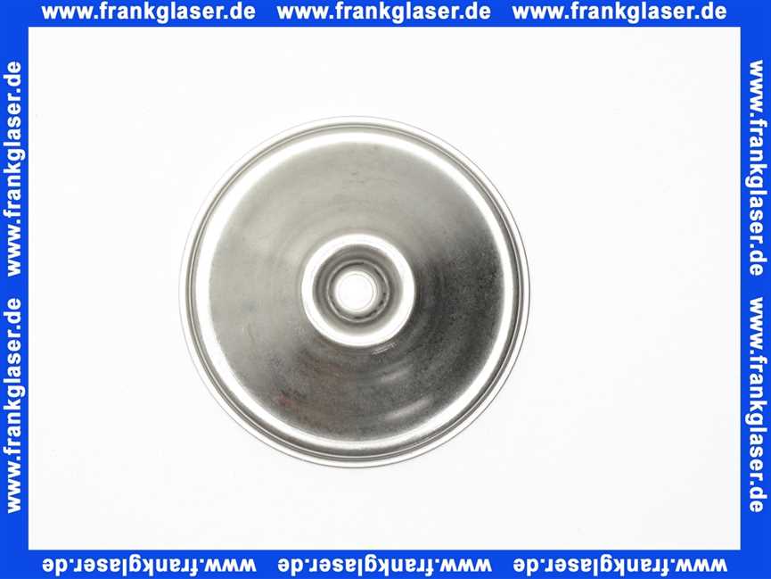 6027 Allmess Edelstahl Verschlussplatte Deckel zu Wassermesser Unterputzeinheit