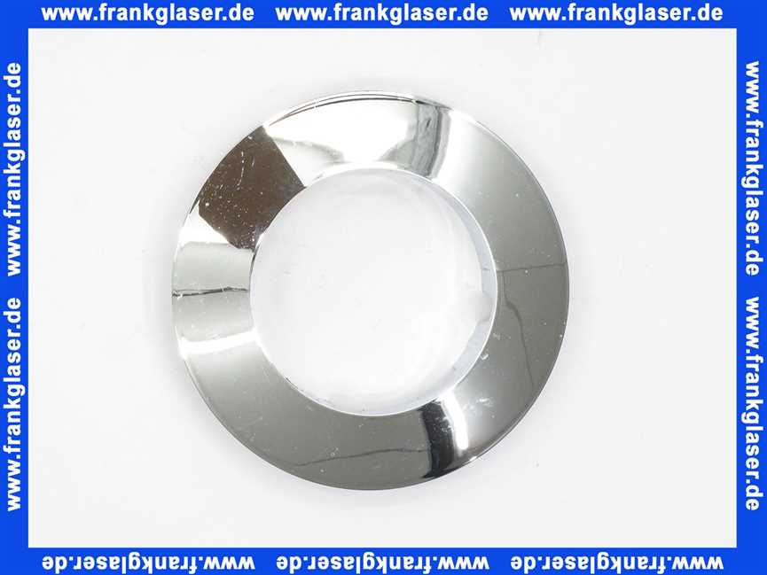 9005 Allmess Rosette Aufsteckrosette verchromt zu UP Wasserzähler Messkapsel