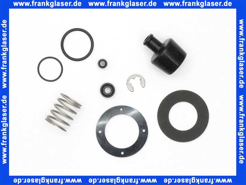 2000104804 KWC Aquarotter Ersatzteilset DN15 Gummiteile, Sicherungsring, Feder und Dichtungen