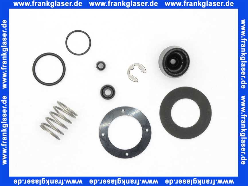 2000104804 KWC Aquarotter Ersatzteilset DN15 Gummiteile, Sicherungsring, Feder und Dichtungen