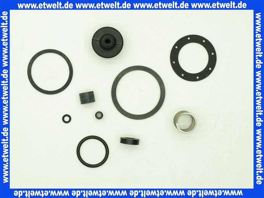 2000105094 KWC Aquarotter Ersatzteil-Set DN 20 Dichtungssatz für KWC Aquarotter Druckspüler 2620