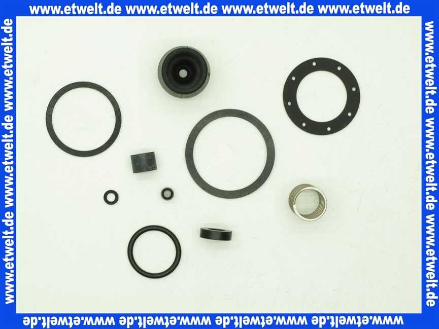2000105094 KWC Aquarotter Ersatzteil-Set DN 20 Dichtungssatz für KWC Aquarotter Druckspüler 2620