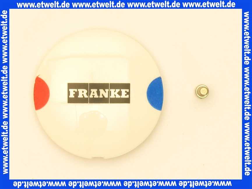 2000105583 KWC Aquarotter Firmenplakette Abdeckplatte komplett