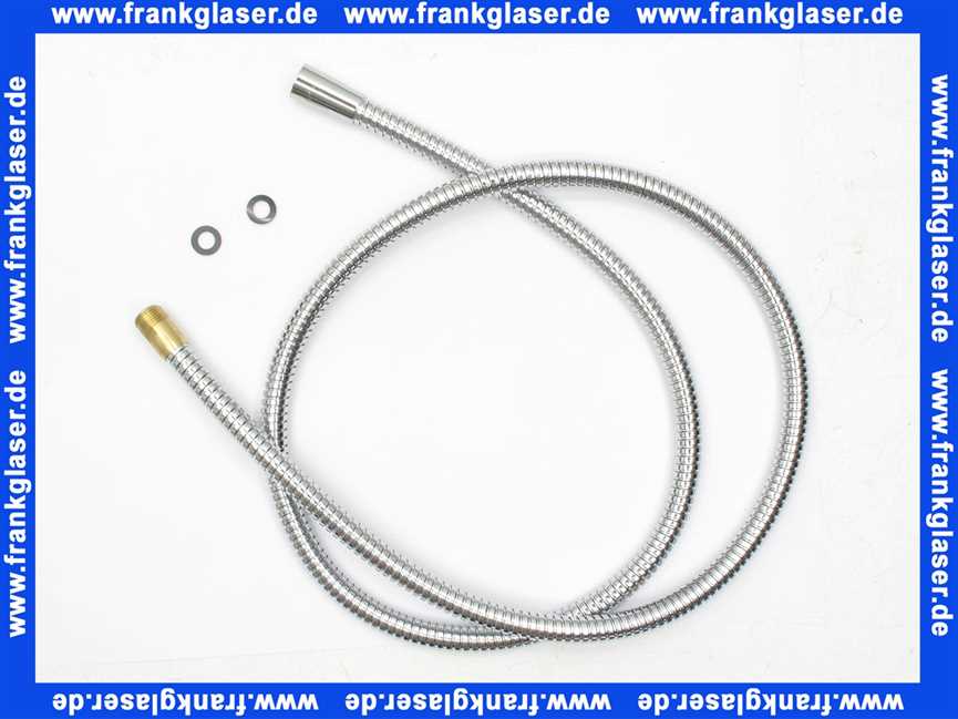 145234 Arwa Twin Metallschlauch Brauseschlauch 60273100001 3/8x3/8x1500mm, in chrom