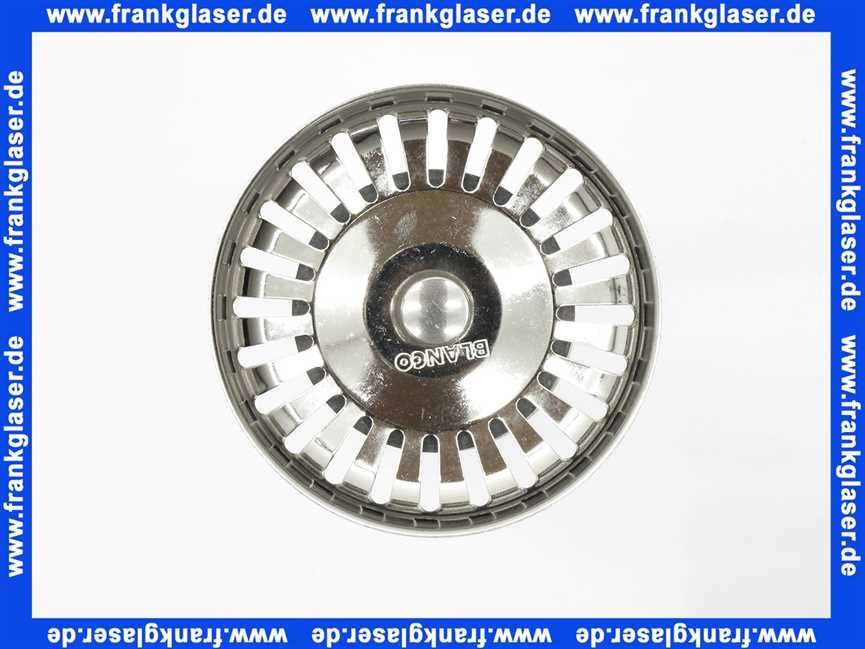 00120380 Blanco Siebkörbchen 3,5 Zoll manuell flach LB