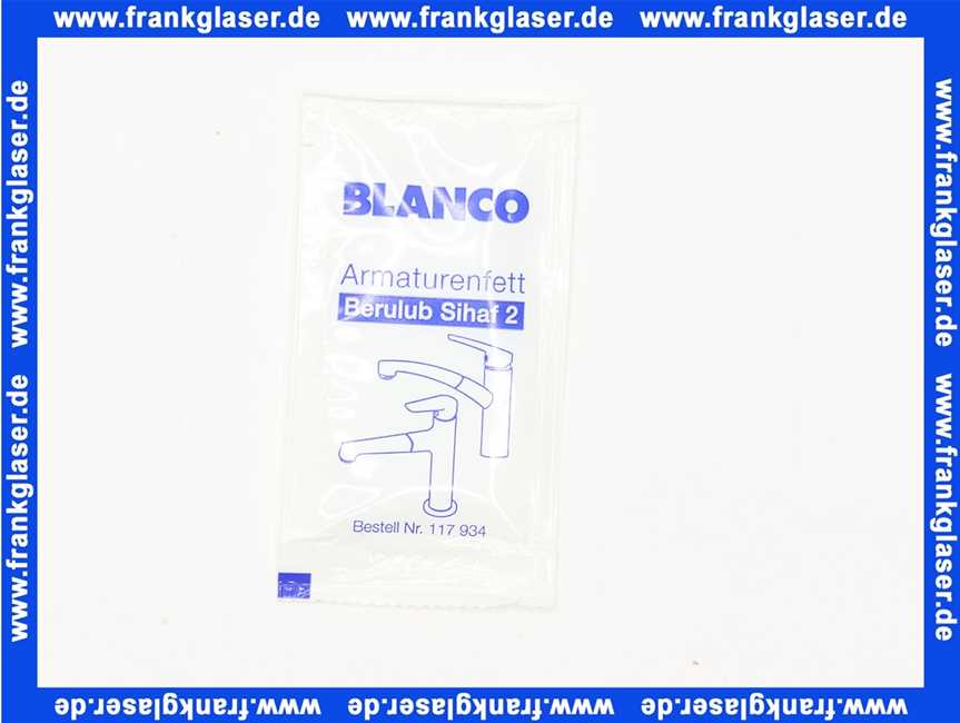 117934 Blanco Spezial Armaturenfett 5 Gramm