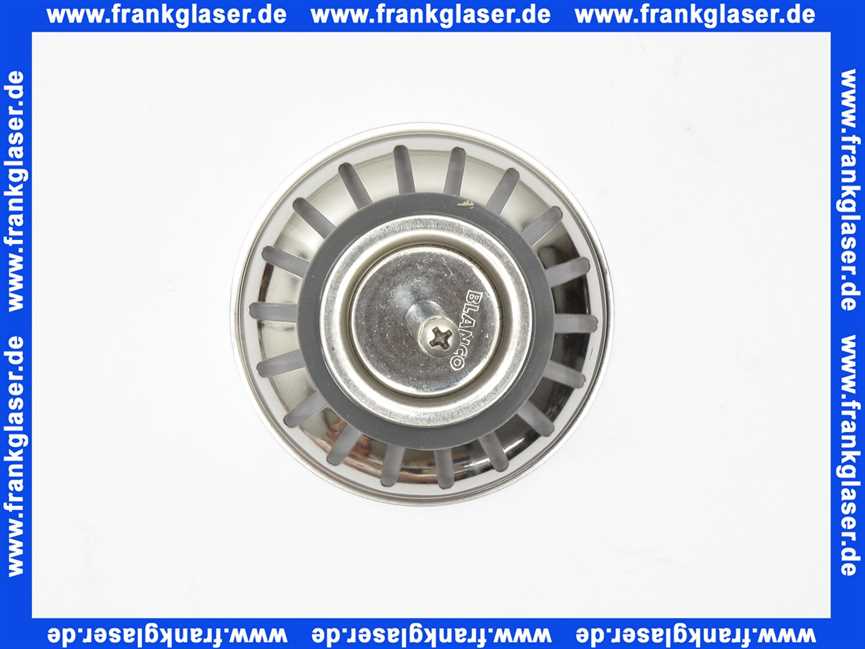 119146 Blanco Siebkörbchen Stopfen 3.5 für Excenter Spülen Ablaufgarnitur