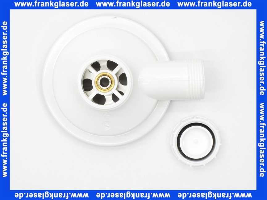 120665 Blanco Ablaufventil Ventil 3,5 Zoll mit Überlaufanschluss G 1/2 AL Ventil Edelstahl Unterteil Kunststoff weiß