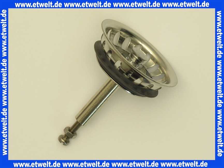 125565 Blanco Siebkörbchen Stopfen 1,5 Zoll Exzenter