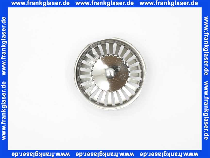 125654 Blanco Siebkörbchen 3,5 Zoll ohne Zapfen 82 mm Durchmesser