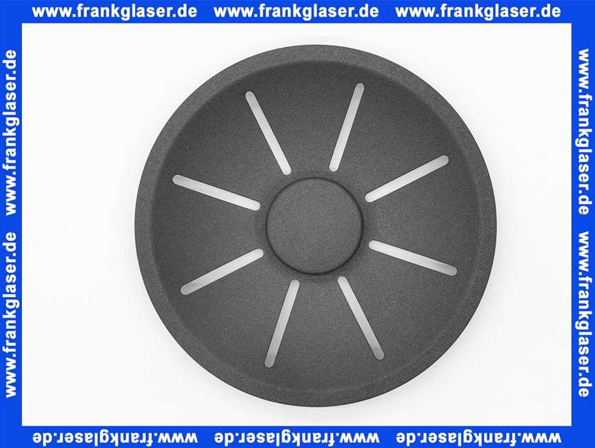 207670 Blanco Auflagesiebkorb InFino schwarz 114,5 mm Ø