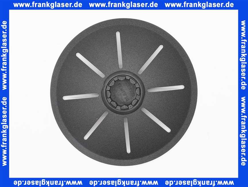 207670 Blanco Auflagesiebkorb InFino schwarz 114,5 mm Ø