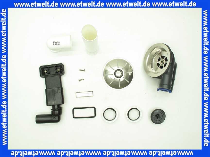 234428 Blanco Ablaufgarnitur, ohne Ablauffernbedienung