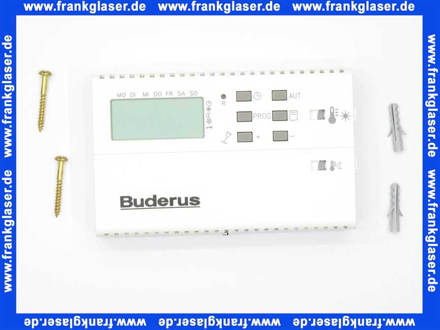 Bosch Buderus Raumtemperaturregler BERT zweistufig mit Programmen 4511180