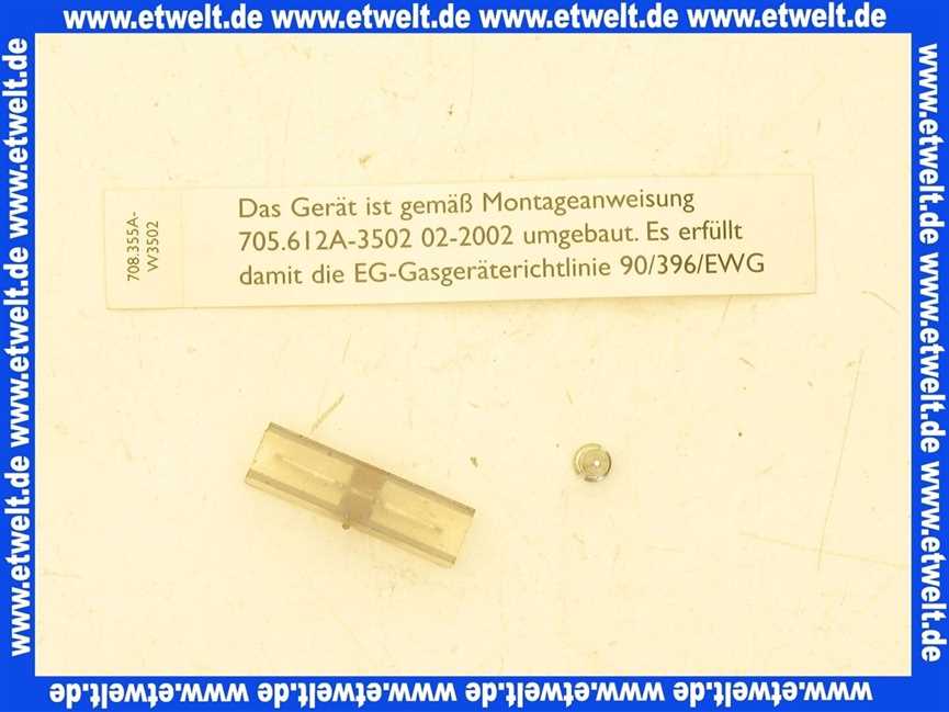 Bosch Ersatzset für Gasdruckwächter 7099810