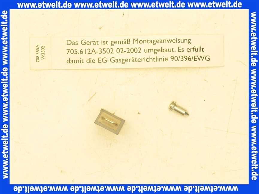 Bosch Ersatzset für Gasdruckwächter 7099810