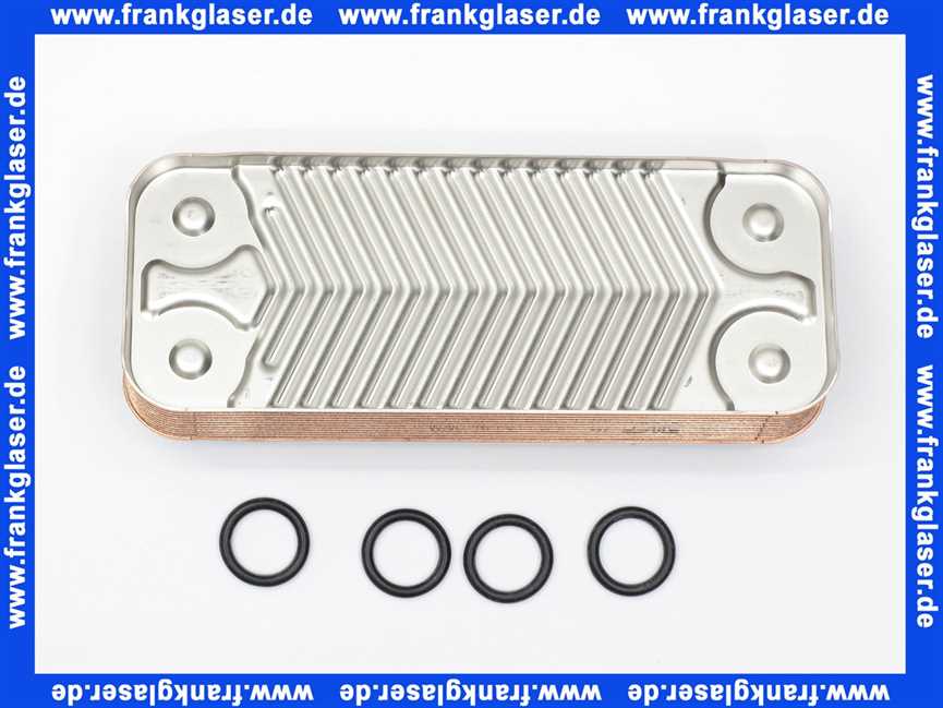 Bosch Plattenwärmetauscher komplett mit Dichtungen 7101160