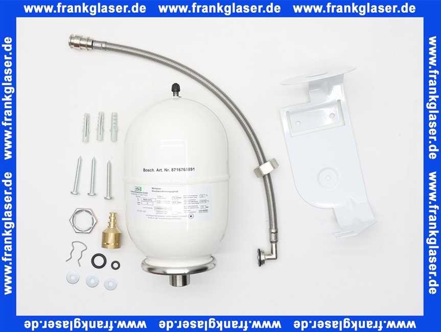 Bosch BOSCH Installationszubehör IW-EDV2 Trinkwasserausdehnungsgefäß 2 l 7716780392