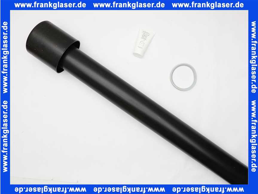 7738301358 Bosch Set UV-Nachrüstung Dachdurchführung DN80/125 UV-beständig Farbe Schwarz