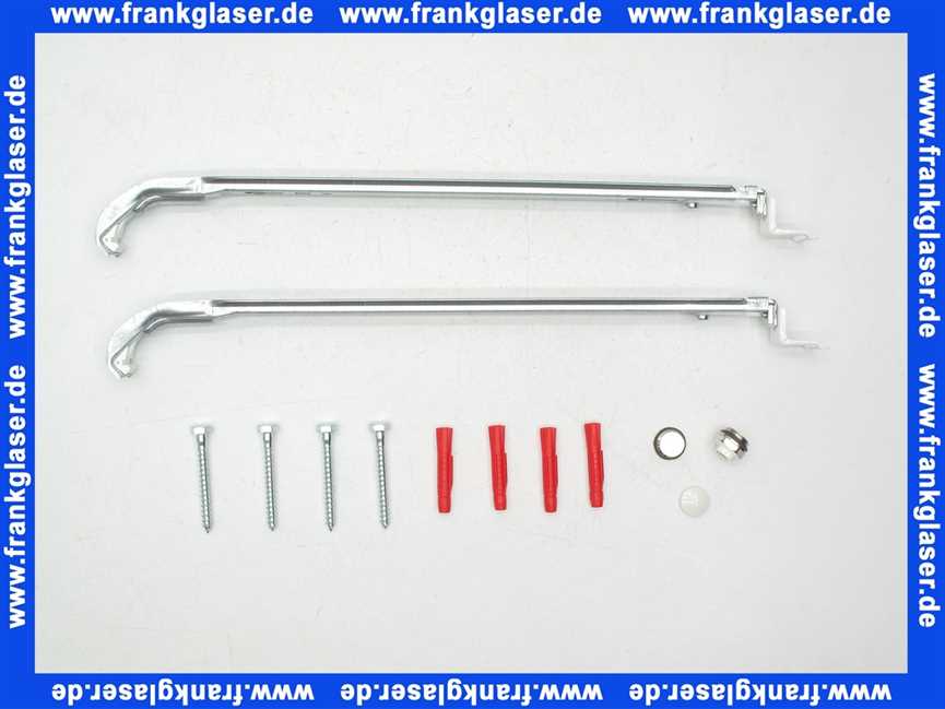 Bosch BMSplus Heizkörperkonsole FMS 20-33 H500 horizontal Set mit Blind und Entlüftungsstopfen 7738325247