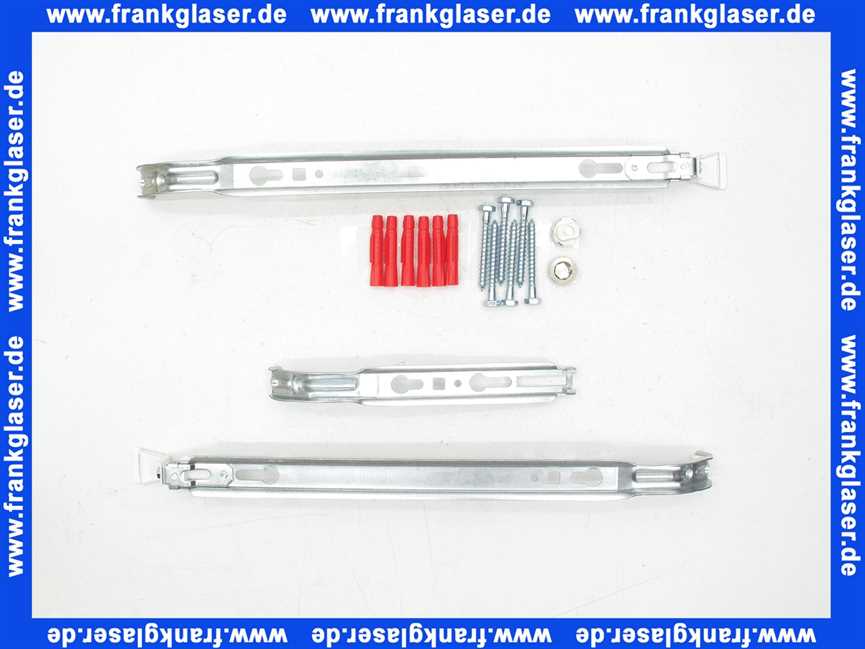 Bosch BMSplus Heizkörperkonsole FMS 20-33 H500 horizontal (3x),+ mit Blind und Entlüftungsstopfen 7738325248